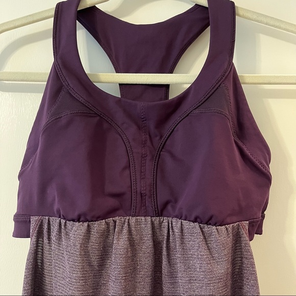Lululemon 2-in-Run Tank - Purple - Size 6 - Picture 3 of 10